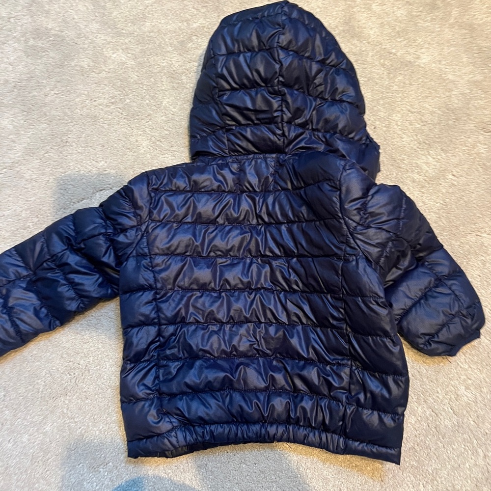 Navy Blue Kids Puffer Jacket
